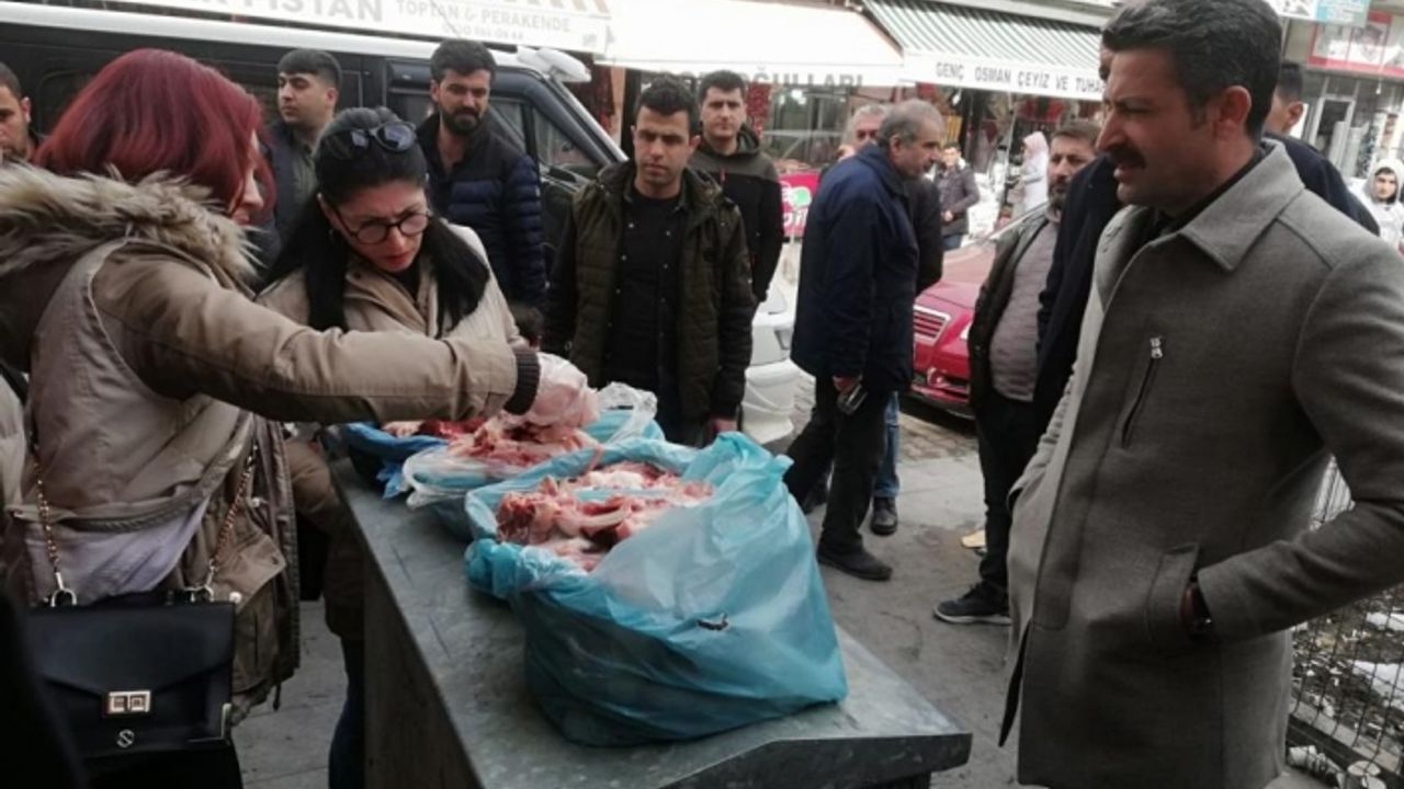 Van’da 21 kilo kaçak et ele geçirildi