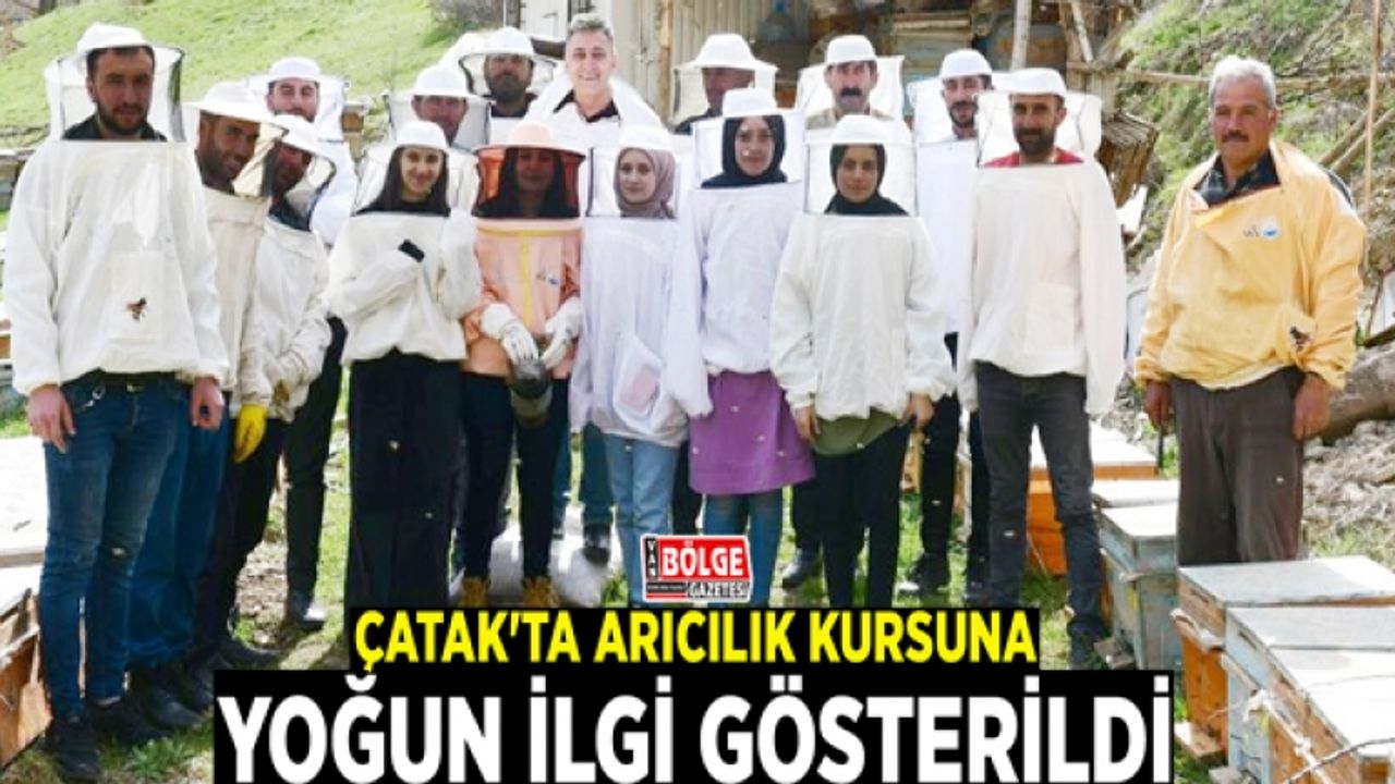 Çatak'ta arıcılık kursuna yoğun ilgi