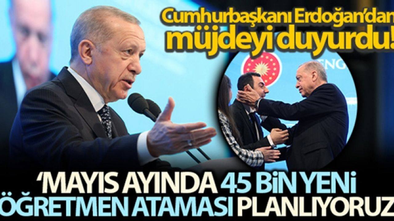 Cumhurbaşkanı Erdoğan, 3 bin 500 Engelli Öğretmen Ataması Programı'nda konuştu