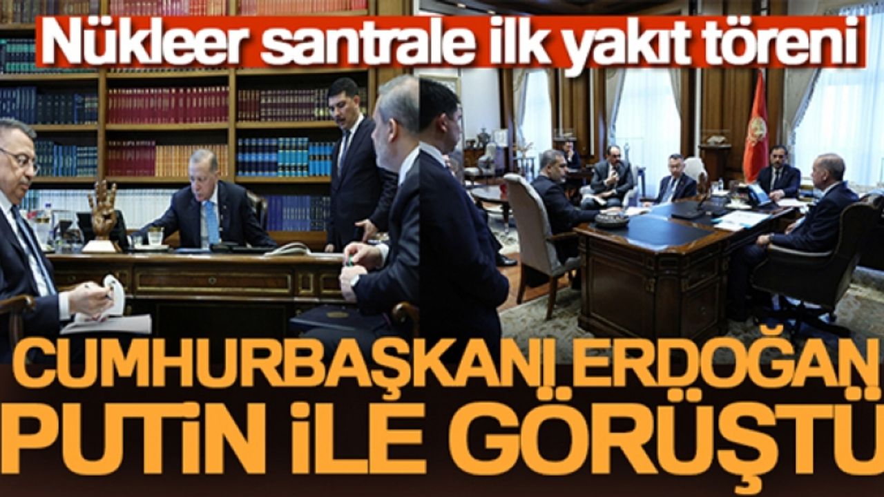 Cumhurbaşkanı Erdoğan, Putin ile telefonda görüştü