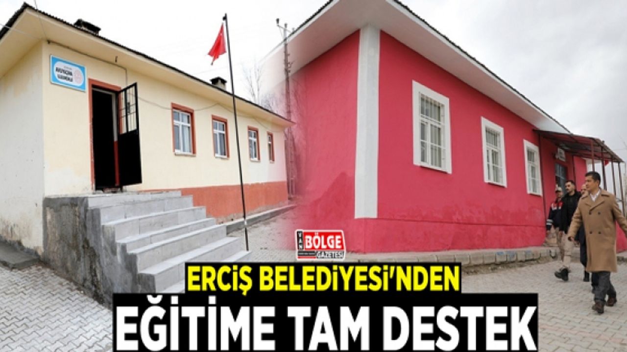 Erciş Belediyesi'nden eğitime tam destek