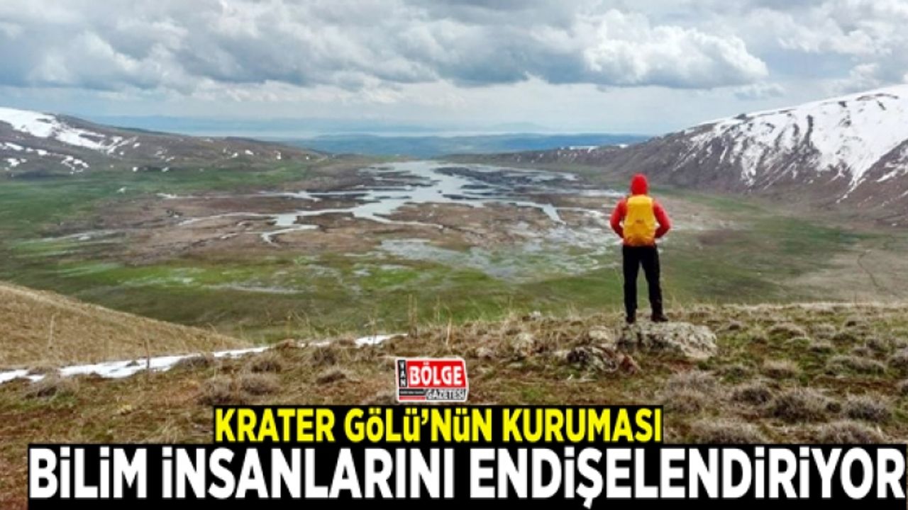 Krater Gölü’nün kuruması bilim insanlarını endişelendiriyor