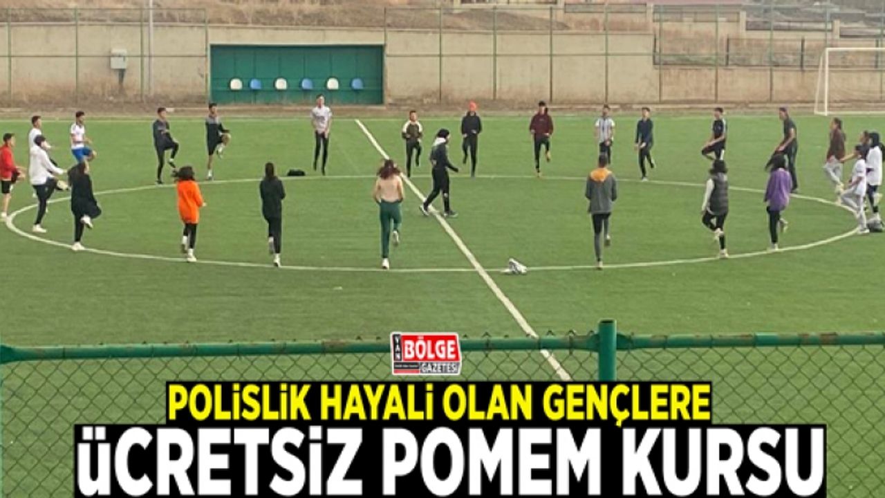 Polislik hayali olan gençlere ücretsiz POMEM kursu