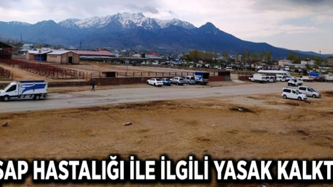 Şap hastalığı ile ilgili yasak kalktı