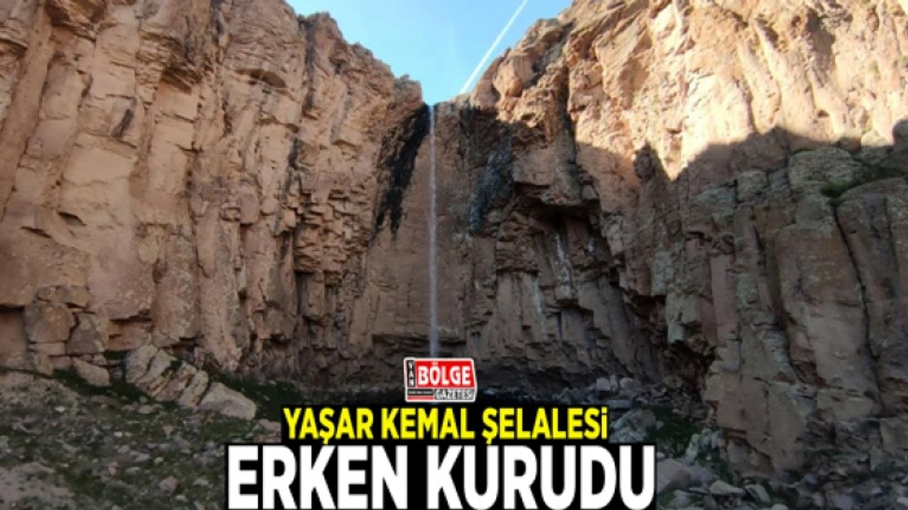 Van'da Yaşar Kemal Şelalesi erken kurudu
