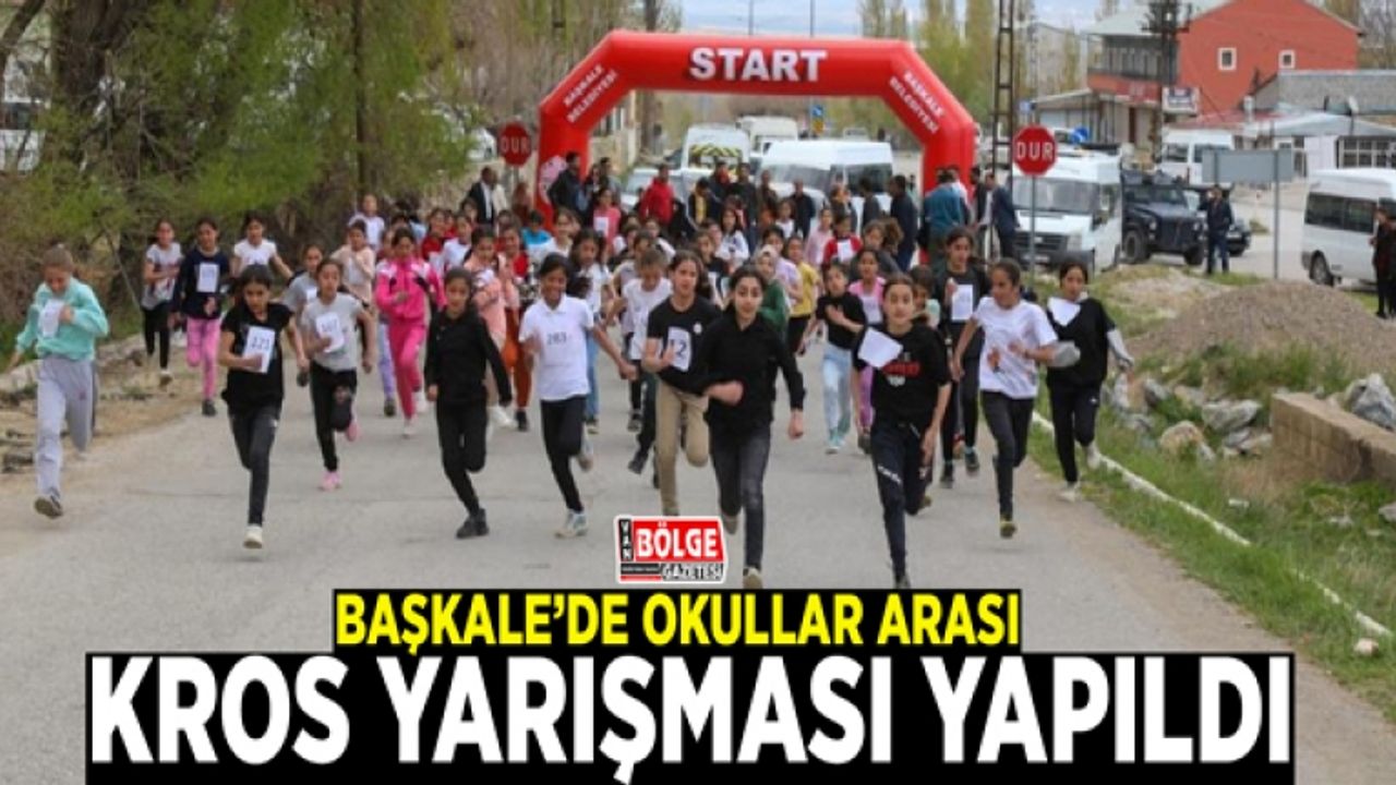 Başkale’de ‘Okullar Arası Kros Yarışması’ yapıldı