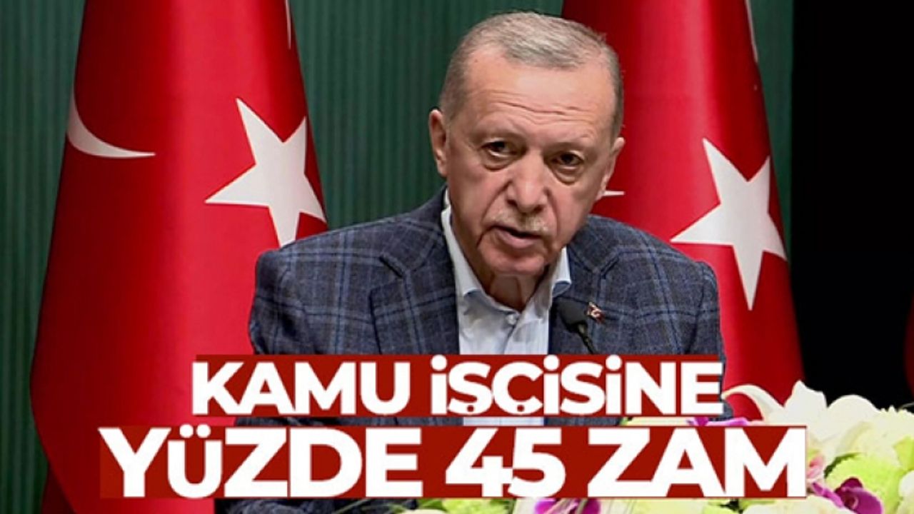Kamu işçisinin zam oranı açıklandı