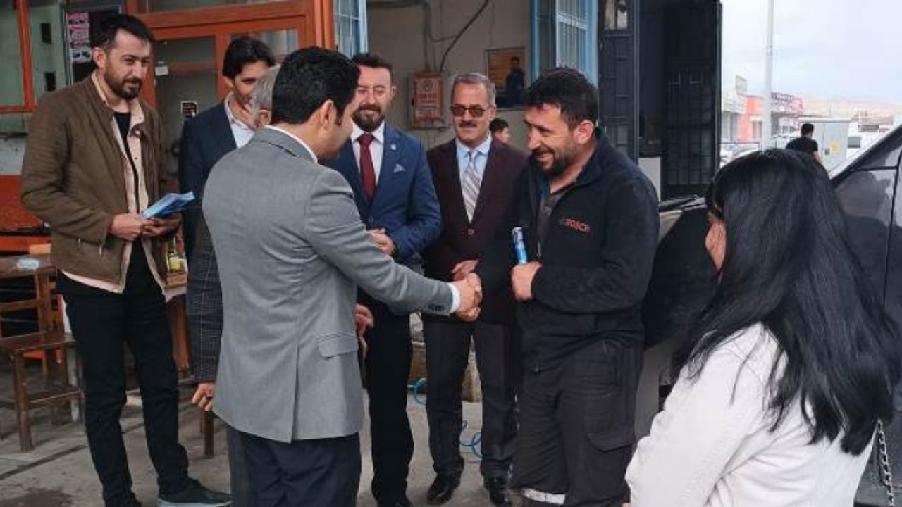 Milletvekili Adayı Terzioğlu’ndan Sanayi Sitesi esnafına ziyaret