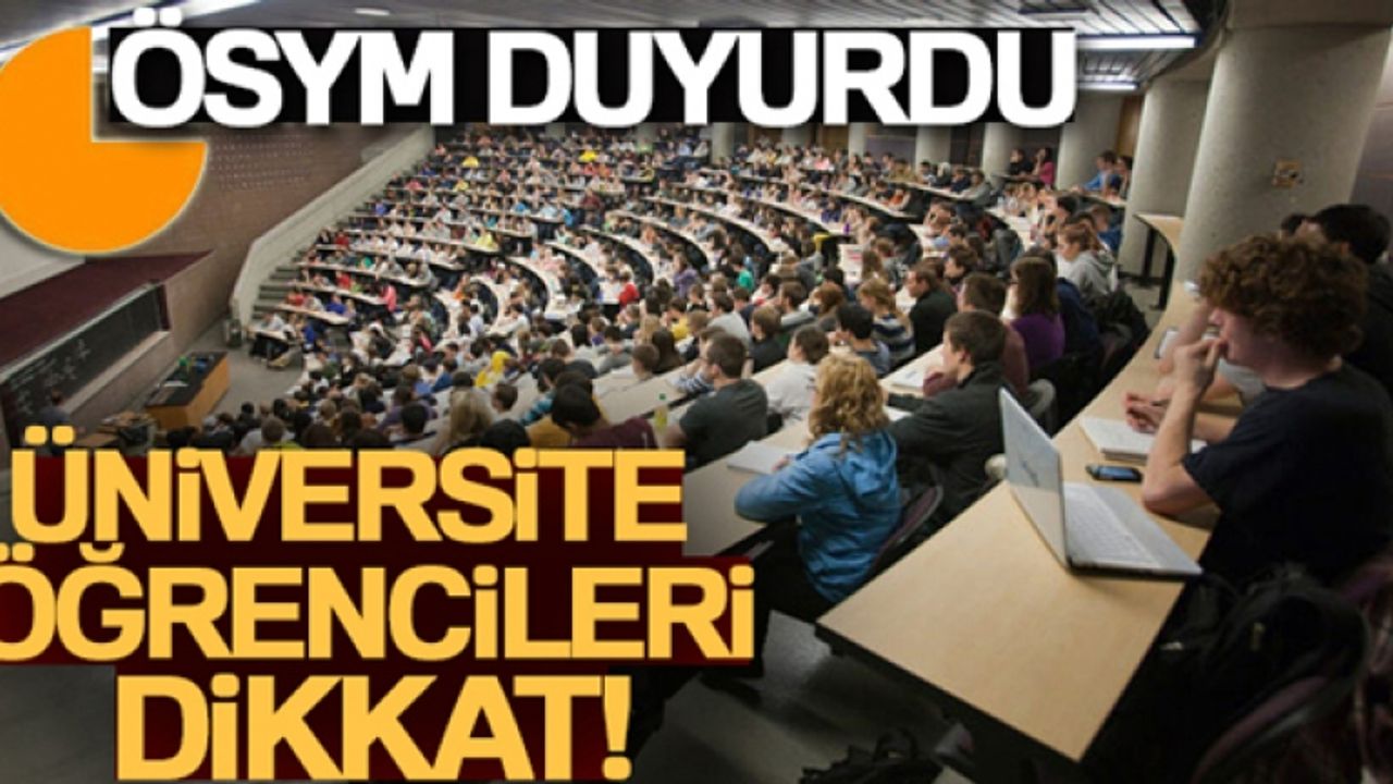 ÖSYM, deprem bölgesinden DGS başvuru ücreti almayacak