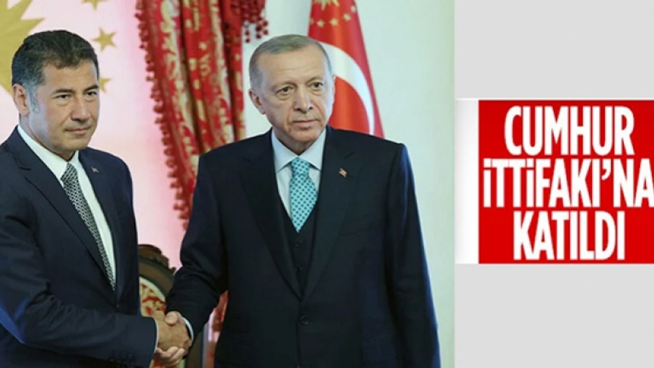Sinan Oğan seçimde Cumhurbaşkanı Erdoğan'ı destekleyecek
