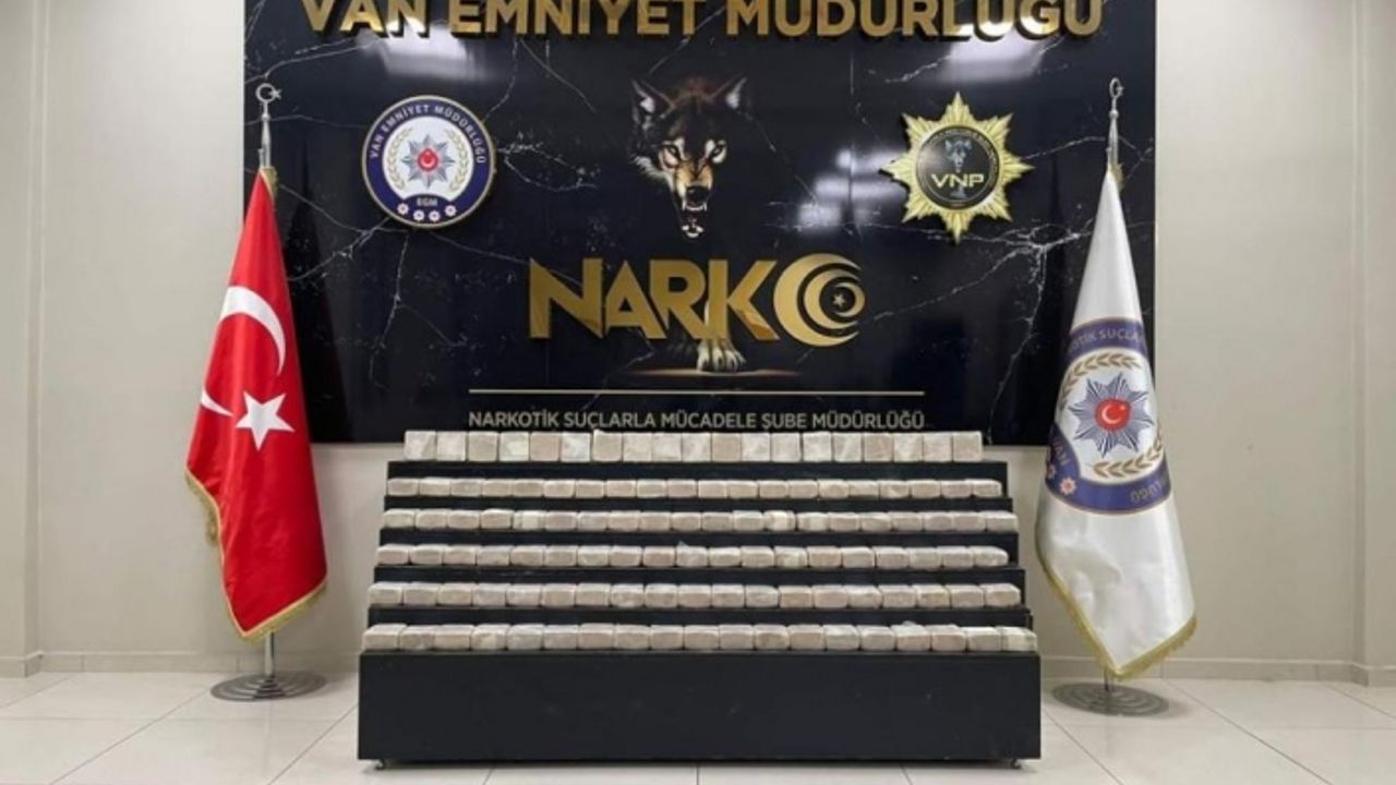 Van'da 60 kilo eroin ele geçirildi