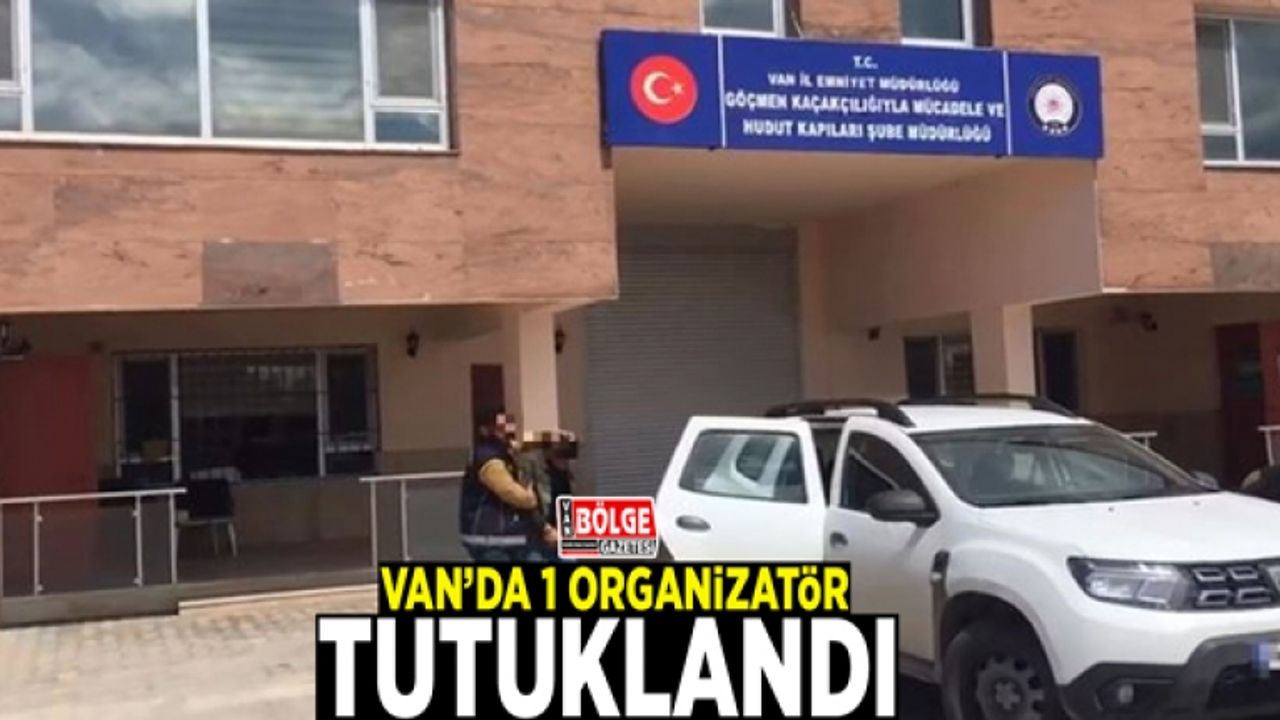 Van’da 1 organizatör tutuklandı