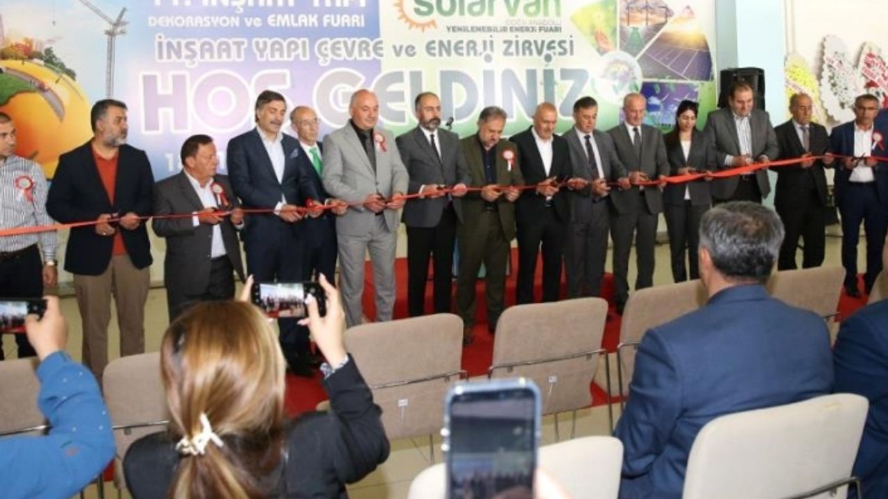 Van’da İnşaat Yapı ve Yenilenebilir Enerji Fuarı kapılarını açtı