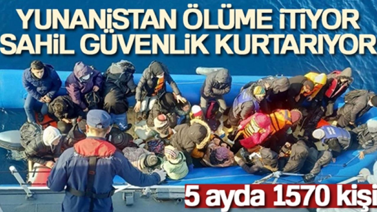 Yunanistan ölüme itiyor, Sahil güvenlik kurtarıyor