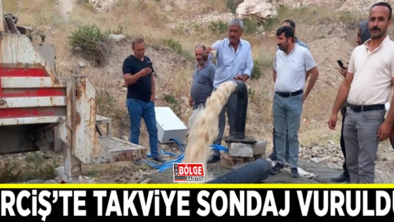 Erciş’te yetersiz gelen su şebekesine takviye sondaj vuruldu