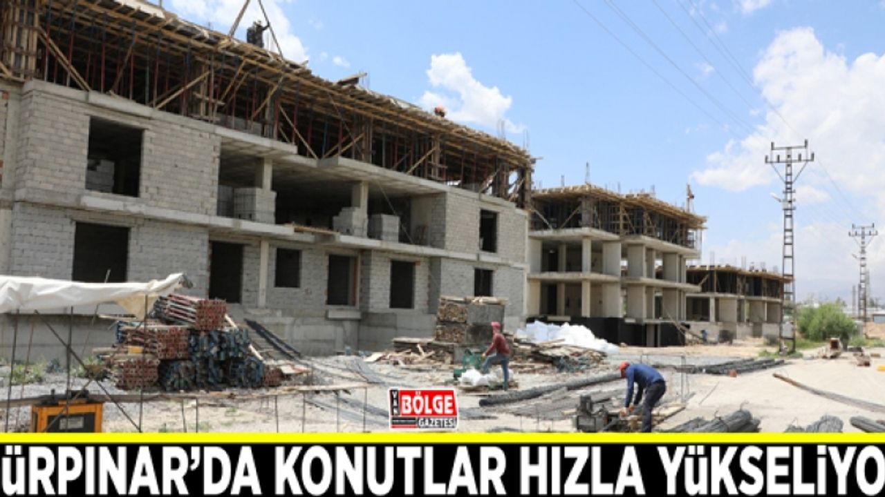 Gürpınar’da sosyal konutlar hızla yükseliyor