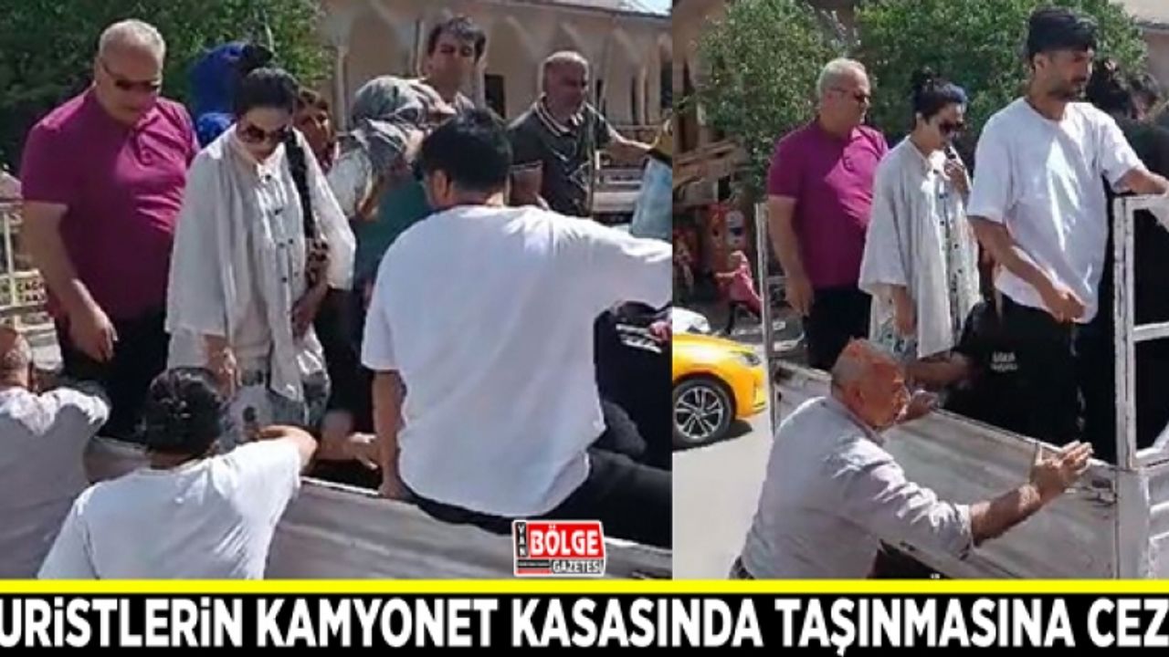 İranlı turistlerin kamyonet kasasında taşınmasına ceza
