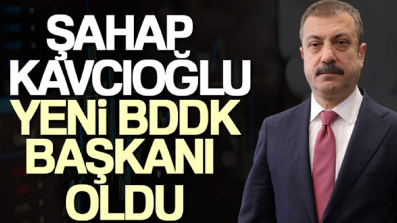 Şahap Kavcıoğlu yeni BDDK Başkanı oldu