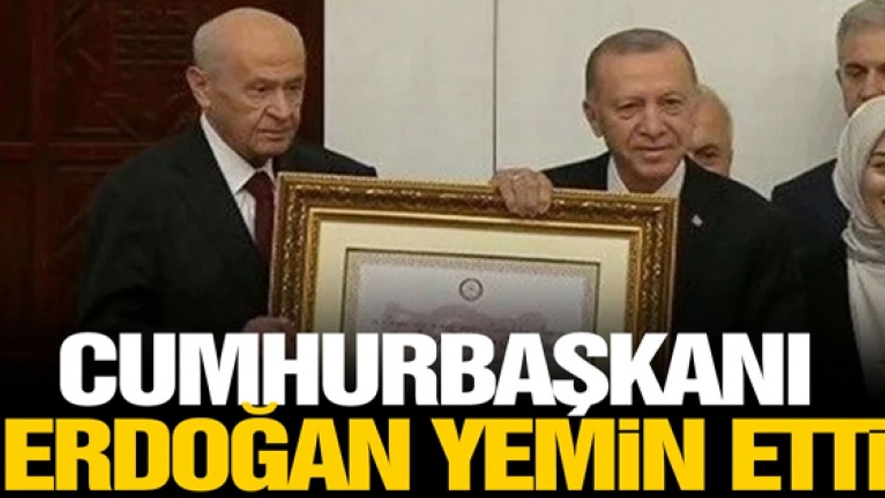 Türkiye Yüzyılı'nın ilk günü: Erdoğan TBMM'de yemin etti