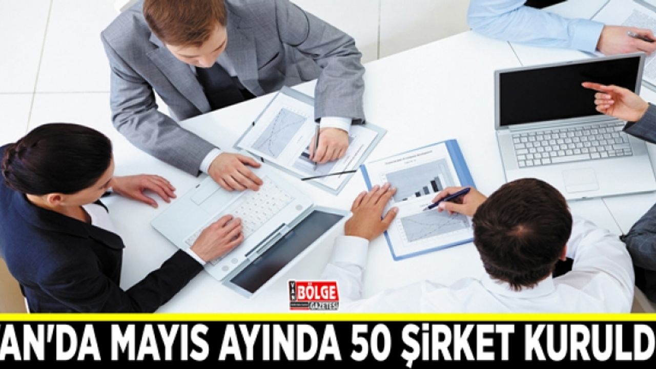 Van'da Mayıs ayında 50 şirket kuruldu