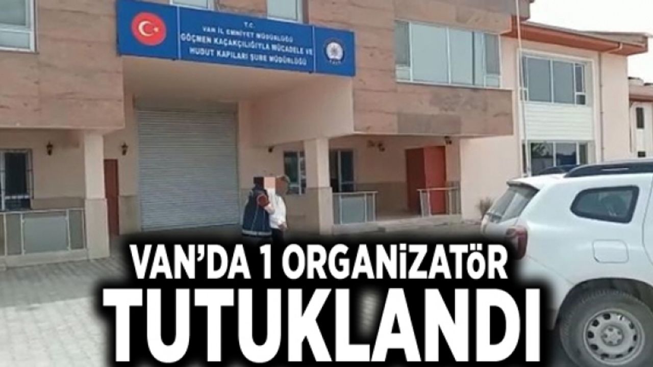 Van’da 1 organizatör tutuklandı