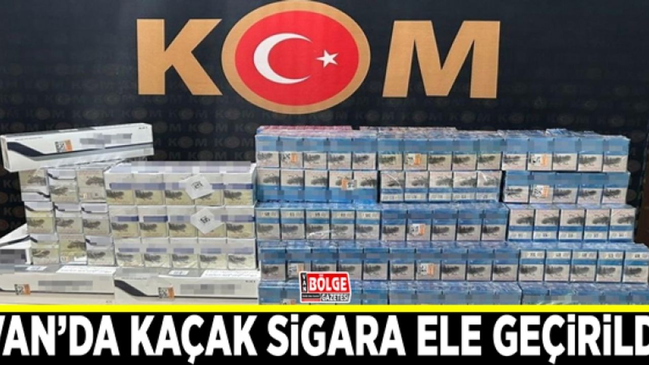 Van’da 2 bin 930 paket kaçak sigara ele geçirildi