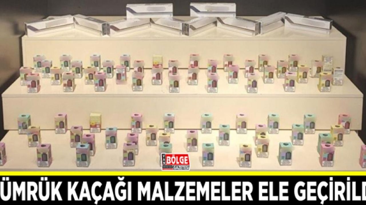 Van’da gümrük kaçağı malzemeler ele geçirildi