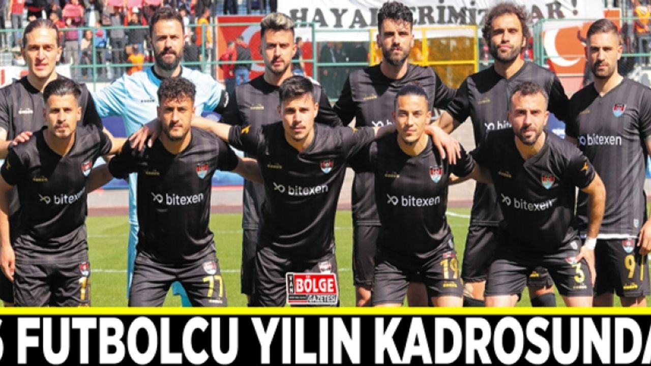 Vanspor'dan 6 futbolcu yılın kadrosunda yer aldı
