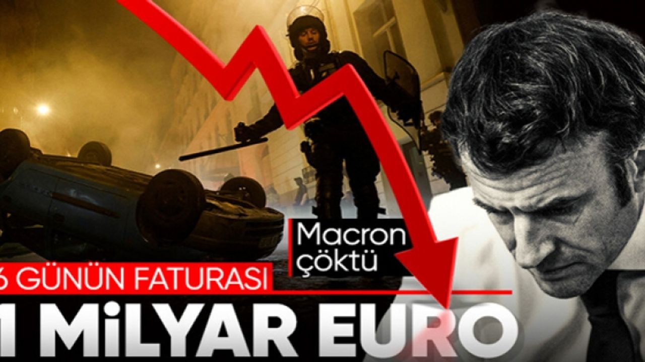 Fransa'da Nahel isyanının zararı hesaplandı: En az 1 milyar euro