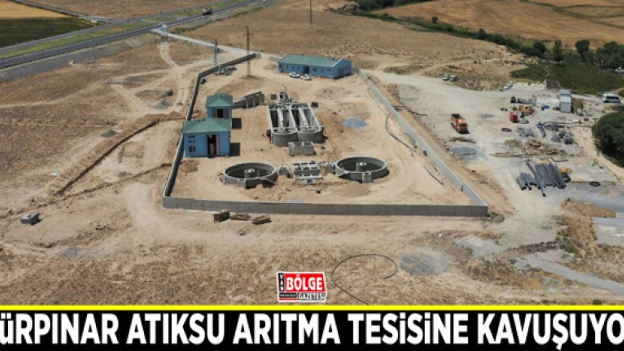 Gürpınar atıksu arıtma tesisine kavuşuyor