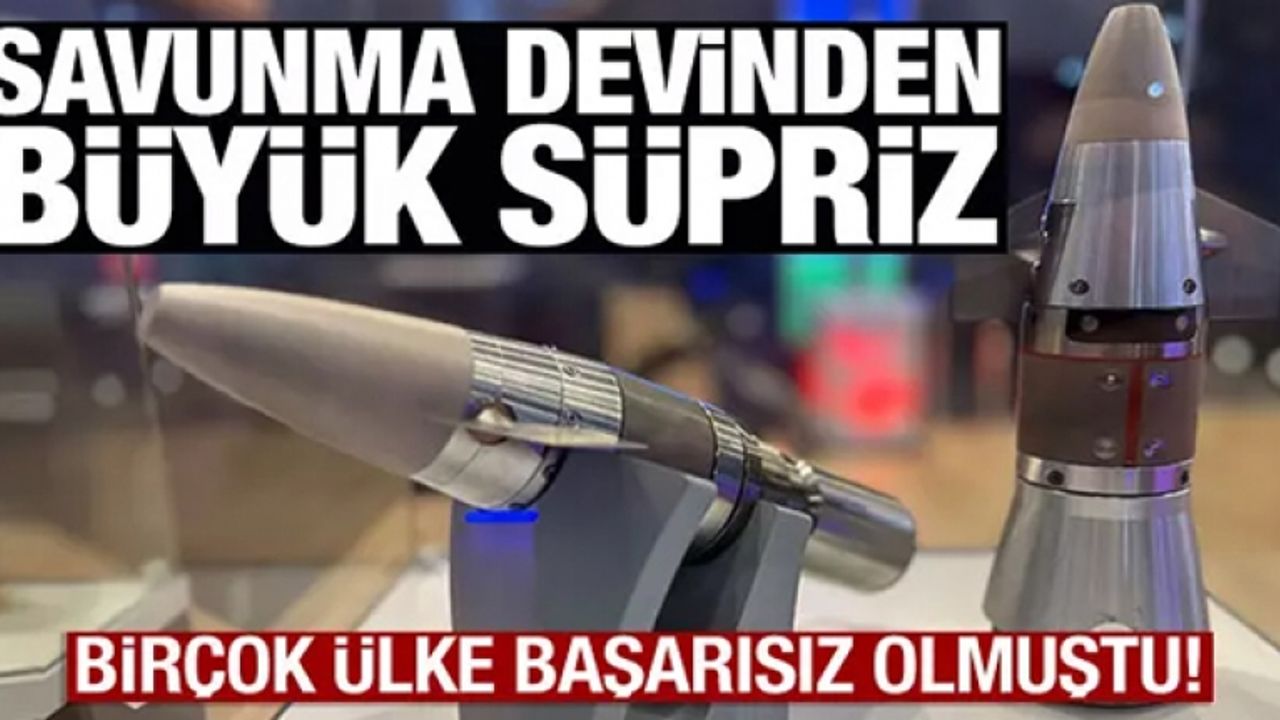 Savunma sanayi devi MKE’den büyük sürpriz! Birçok ülke başarısız olmuştu