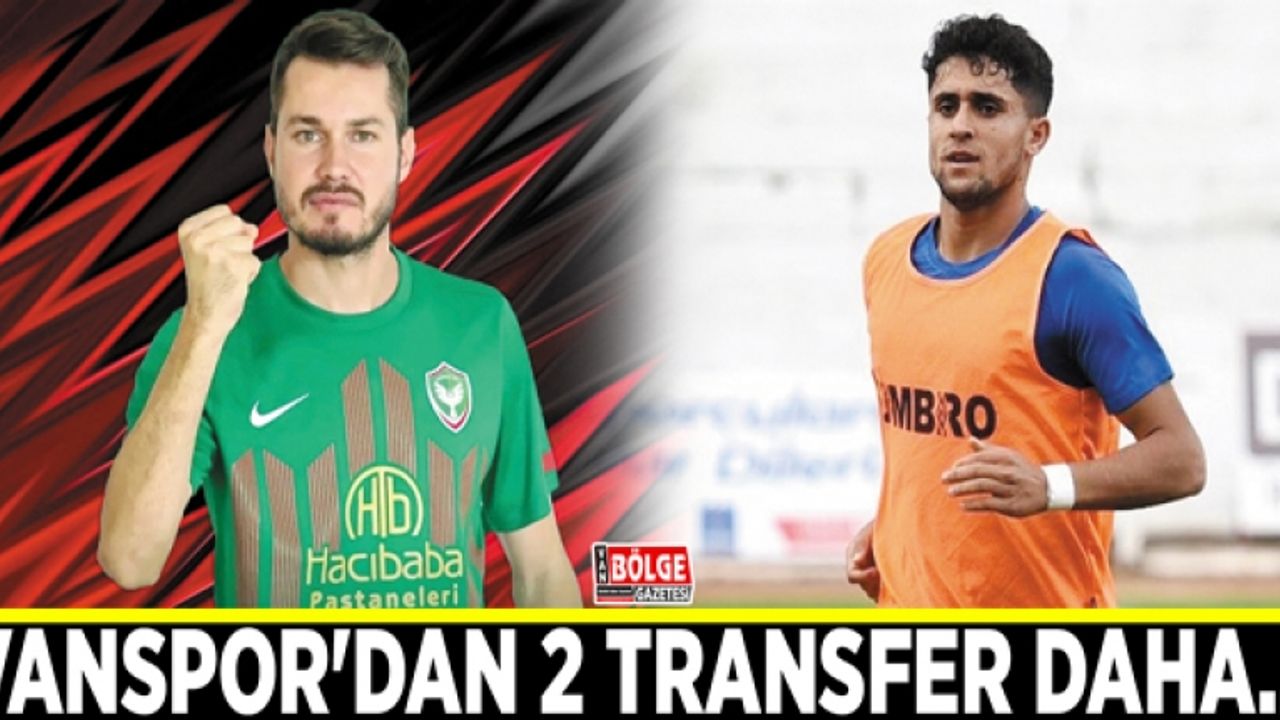Vanspor'dan 2 transfer daha…