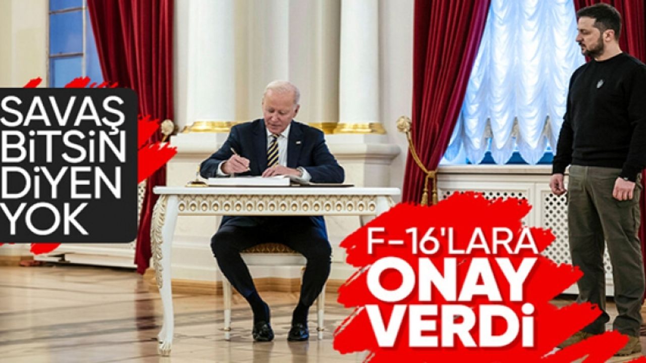 ABD Ukrayna'ya F-16 gönderecek