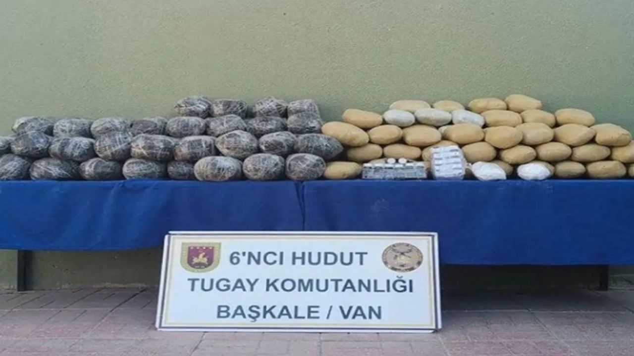 Başkale’de 170 kilo uyuşturucu ele geçirildi