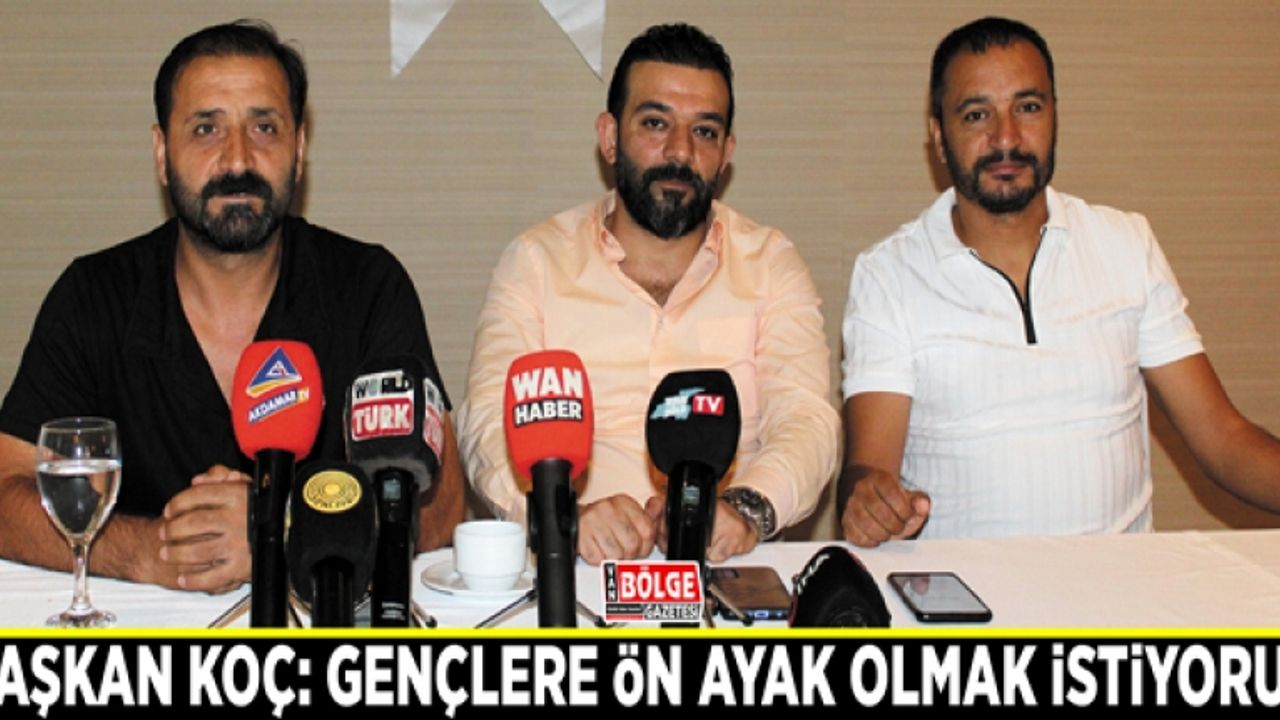 Başkan Koç: Gençlere ön ayak olmak istiyoruz