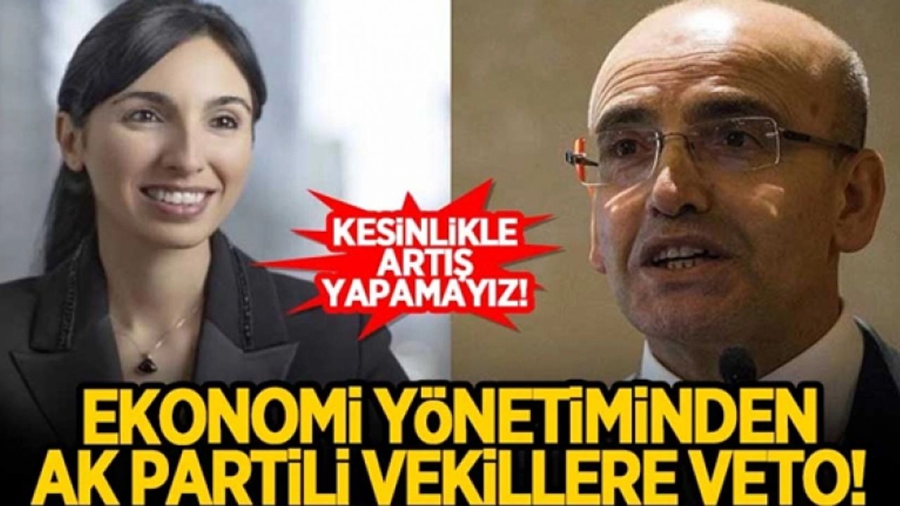 Ekonomi yönetimi emekliye zammı veto etti
