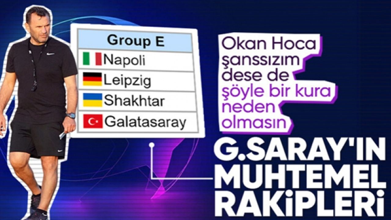 Galatasaray'ın Şampiyonlar Ligi'ndeki muhtemel rakipleri