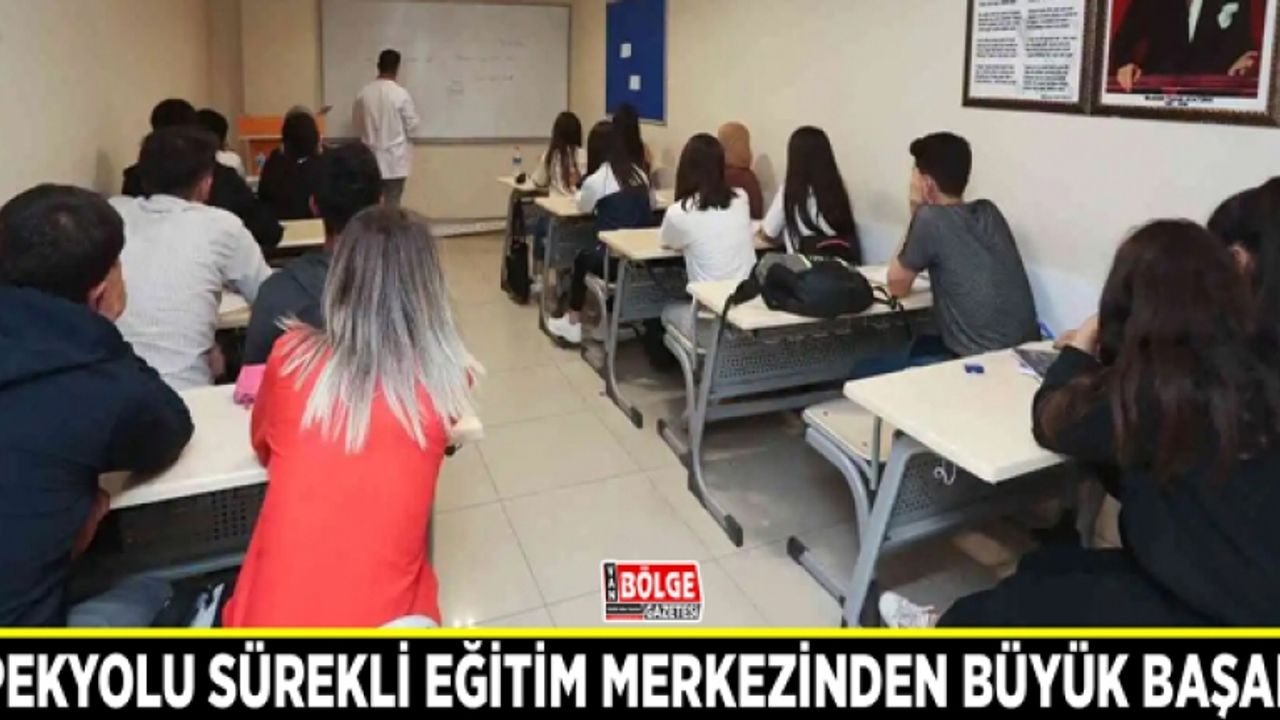 İpekyolu Belediyesi Sürekli Eğitim Merkezinden büyük başarı