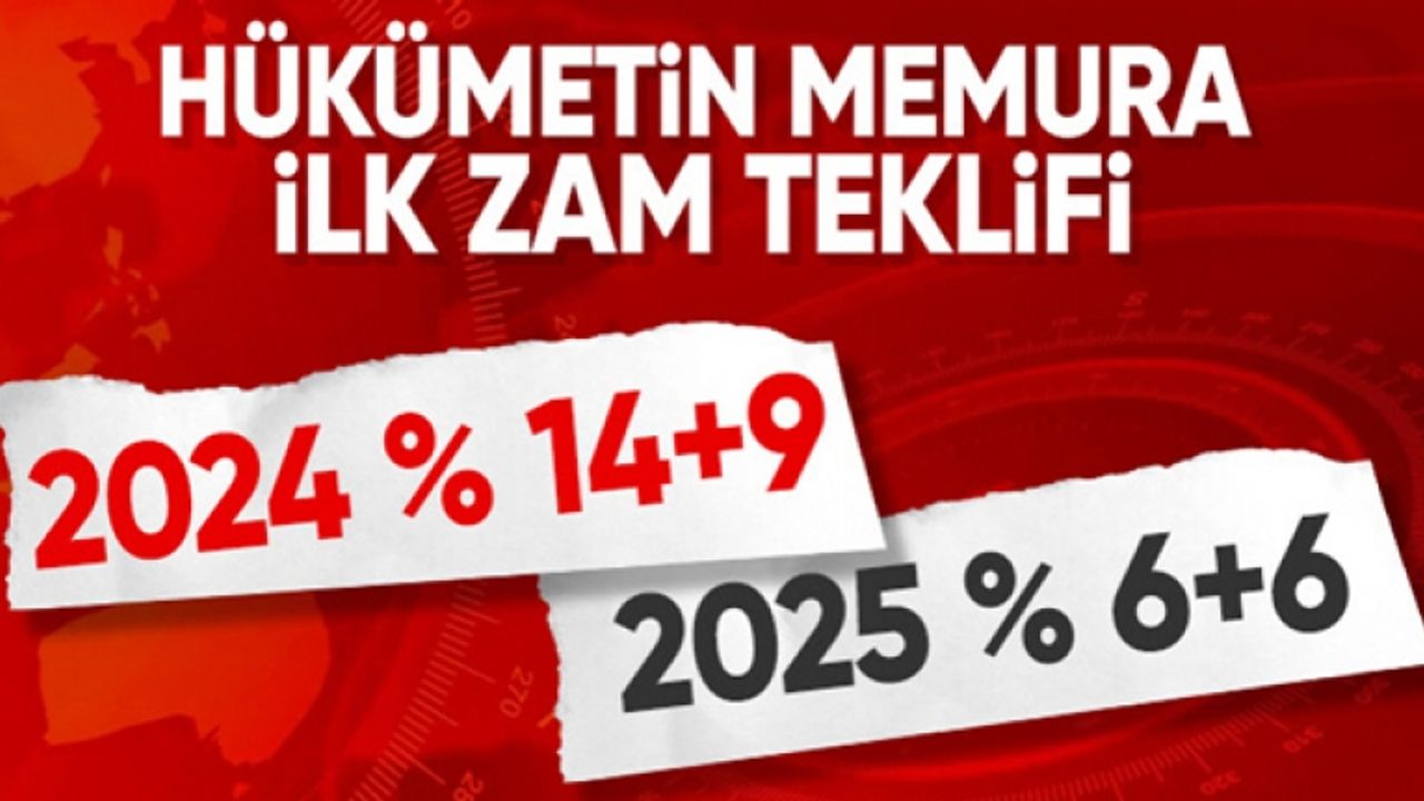 Kamu Toplu Sözleşmesi içi ilk zam teklifi açıklandı