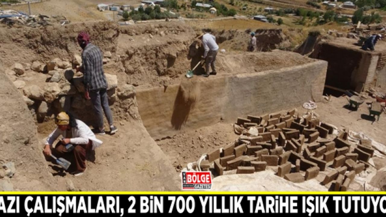 Kazı çalışmaları, 2 bin 700 yıllık tarihe ışık tutuyor