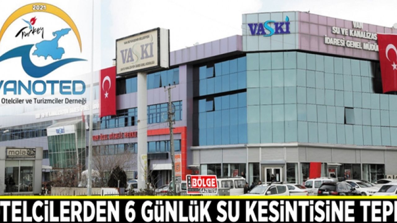 Otelcilerden 6 günlük su kesintisine tepki