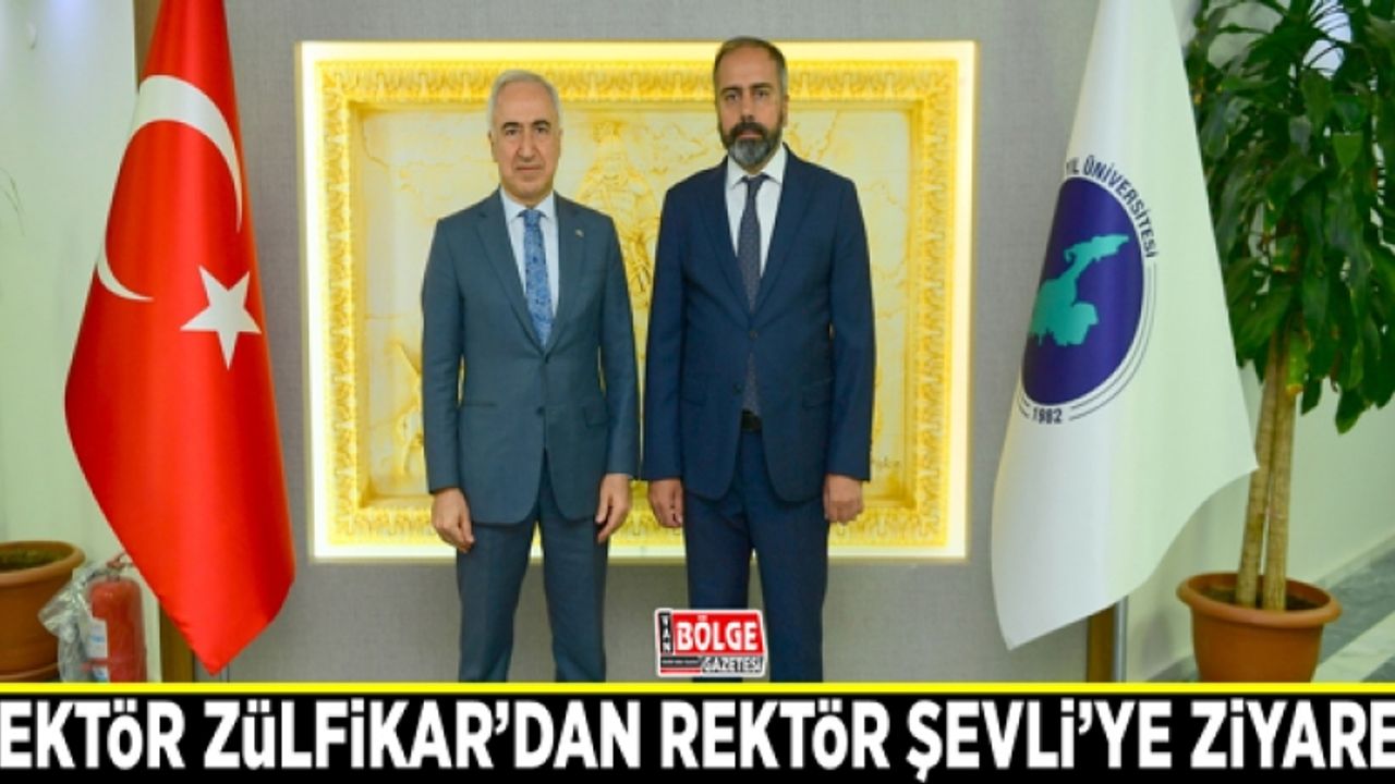 Rektör Zülfikar’dan Rektör Şevli’ye ziyaret
