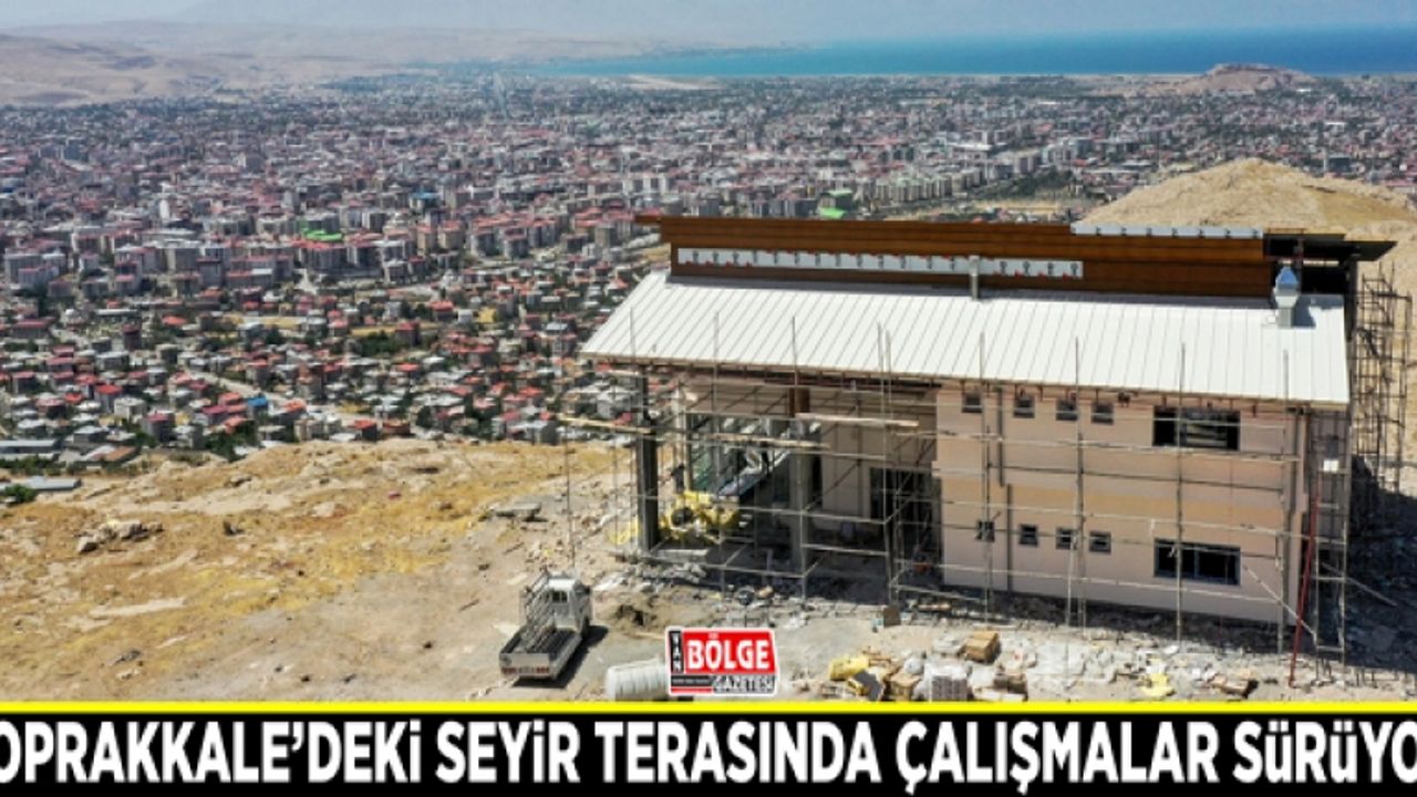 Toprakkale’deki seyir terasında çalışmalar sürüyor