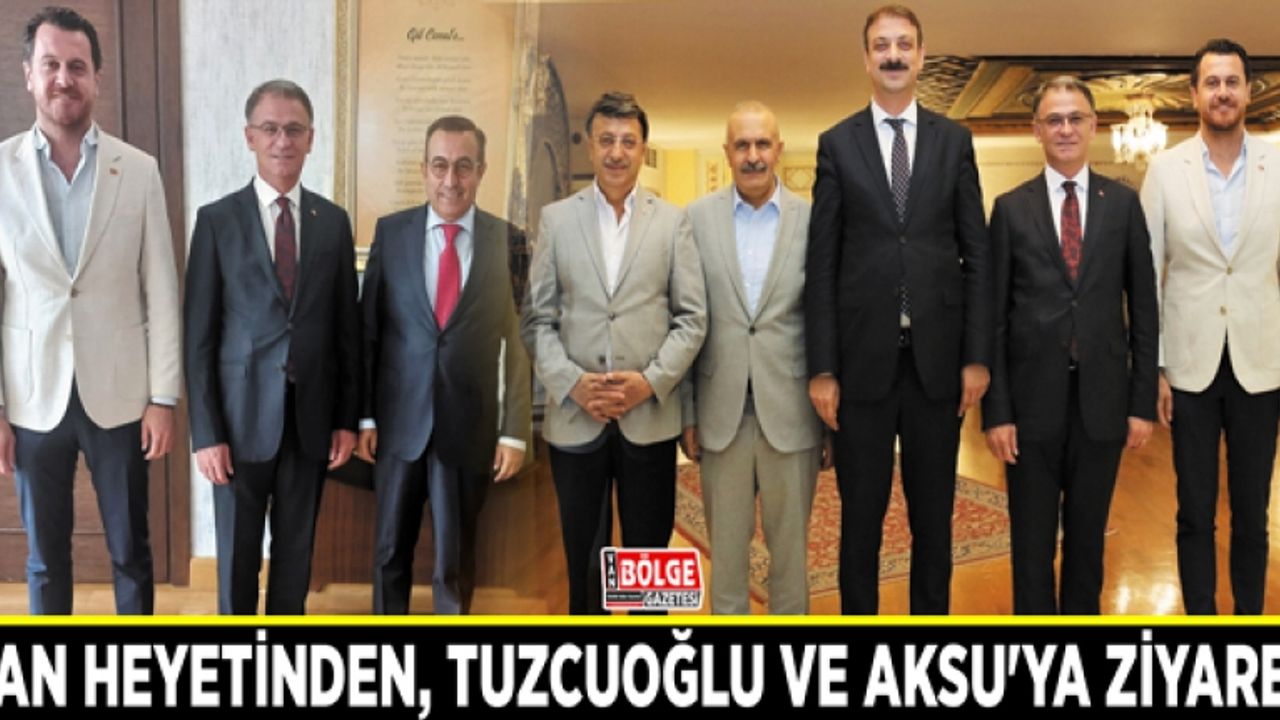 Van heyetinden, Tuzcuoğlu ve Aksu'ya ziyaret