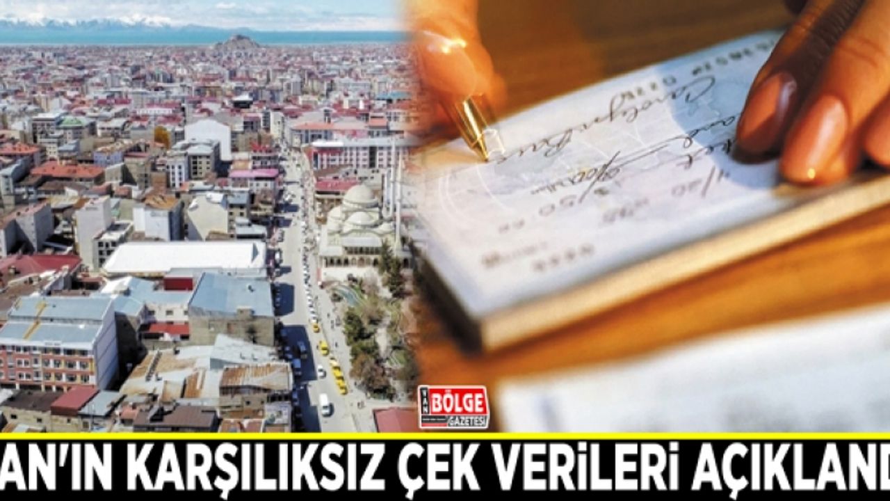 Van'ın karşılıksız çek verileri açıklandı