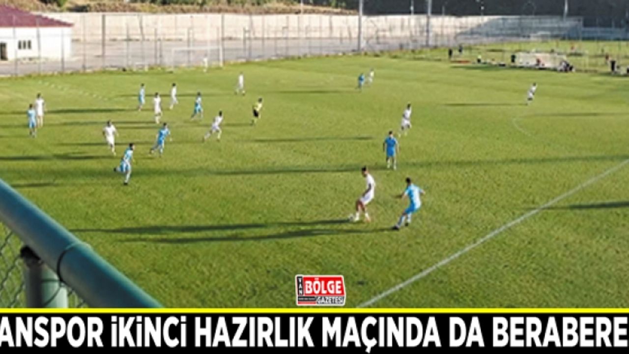 Vanspor ikinci hazırlık maçında da berabere…