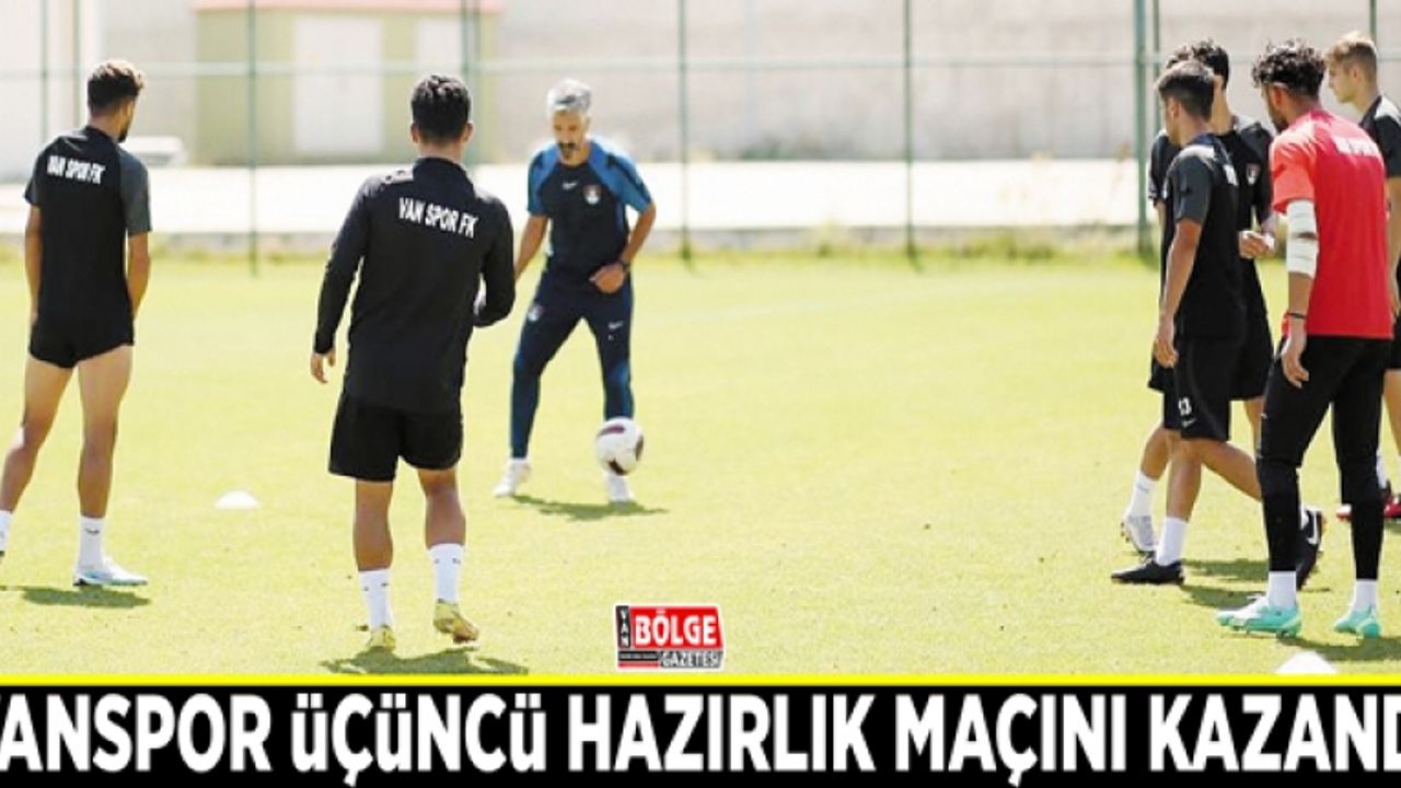 Vanspor üçüncü hazırlık maçını kazandı