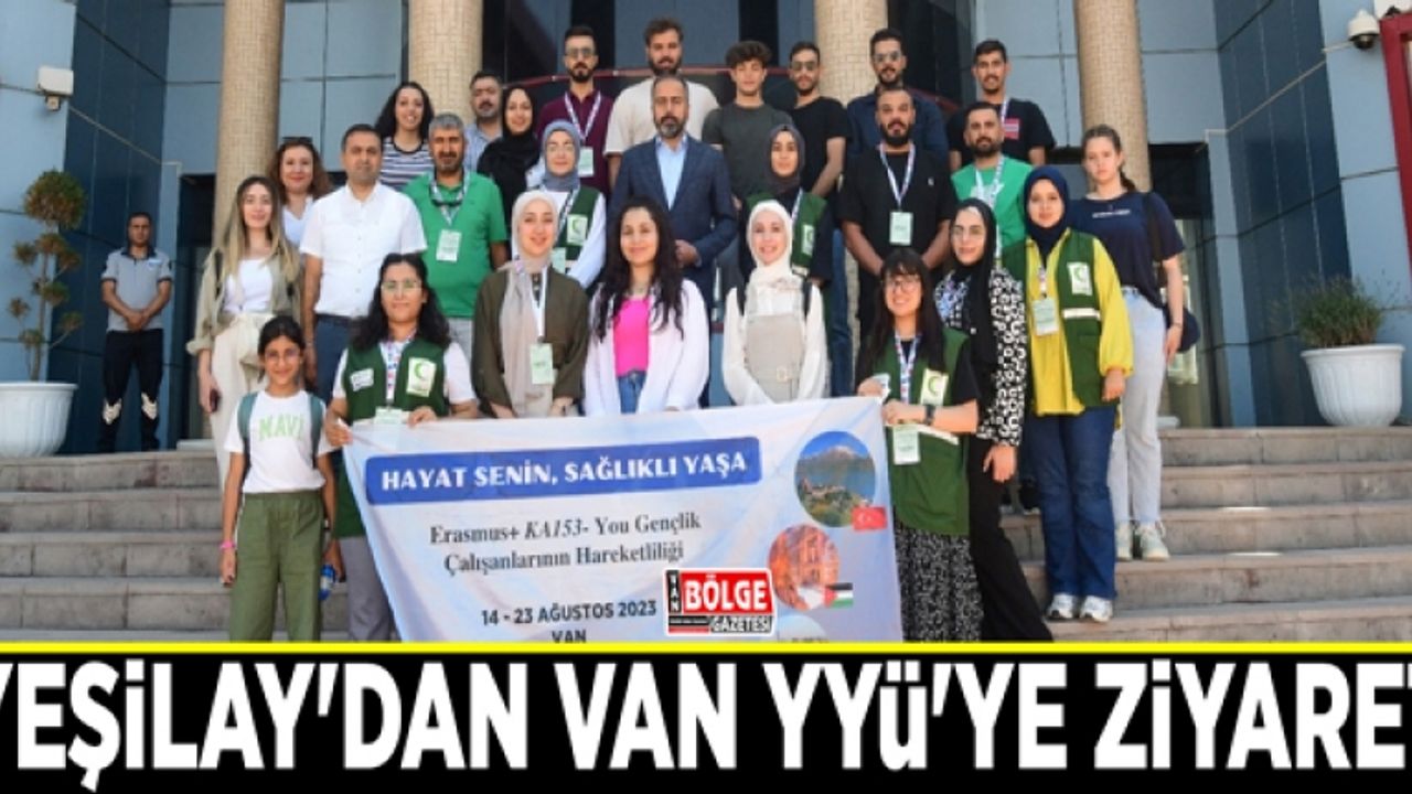 Yeşilay'dan Van YYÜ'ye ziyaret
