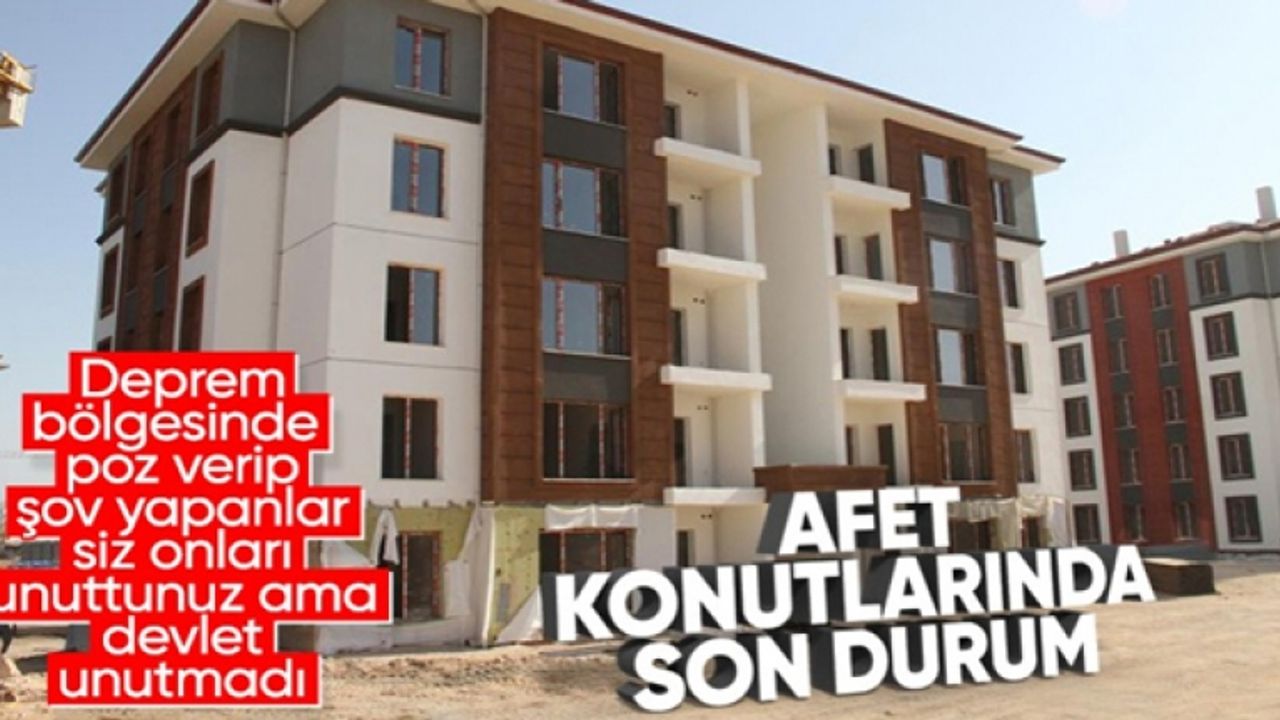 7 ay geride kaldı! Elazığ'da deprem konutlarında örnek daire tamamlandı