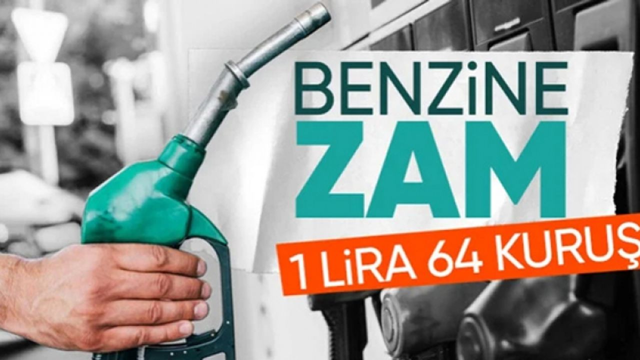 Akaryakıta zam! Önce motorine şimdi de benzine zam...